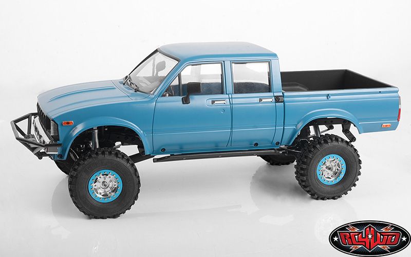 RC4WD 1.55" Walker Evans 501 Legend Beadlock Wheels(Slvr/Blu)(4) – image 6