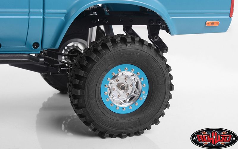 RC4WD 1.55" Walker Evans 501 Legend Beadlock Wheels(Slvr/Blu)(4) – image 7