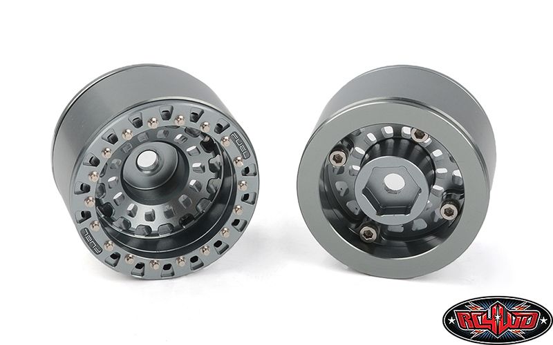 RC4WD 1.55" Fuel Off-Road Zephyr Beadlock Wheels (Gunmetal) (4) thumbnail 2