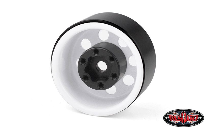 RC4WD 1.0" Pro8 Stamped Steel Beadlock Wheels (White) (4) – image 2