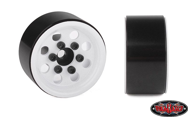 RC4WD 1.0" Pro8 Stamped Steel Beadlock Wheels (White) (4) – image 5