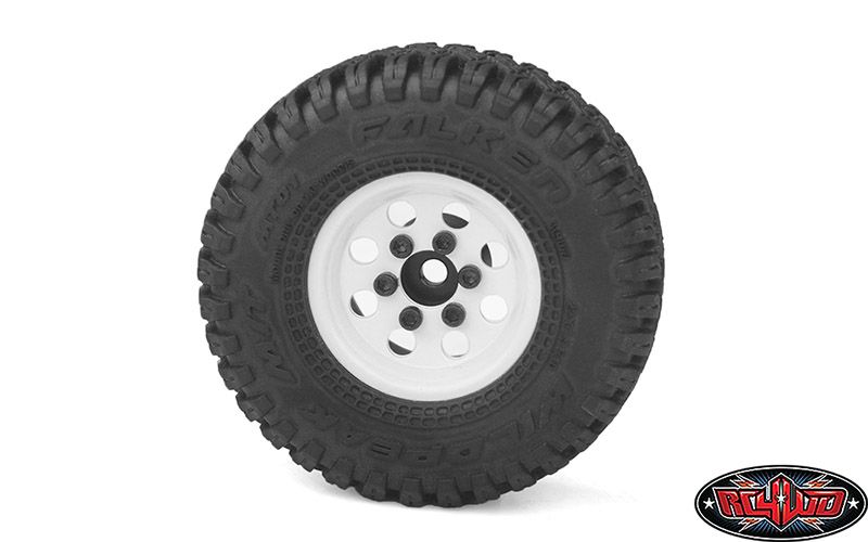 RC4WD 1.0" Pro8 Stamped Steel Beadlock Wheels (White) (4) – image 3
