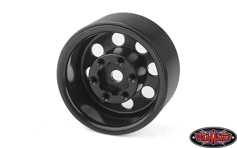 RC4WD 1.0" Pro8 Stamped Steel Beadlock Wheels (Black) (4) – image 2