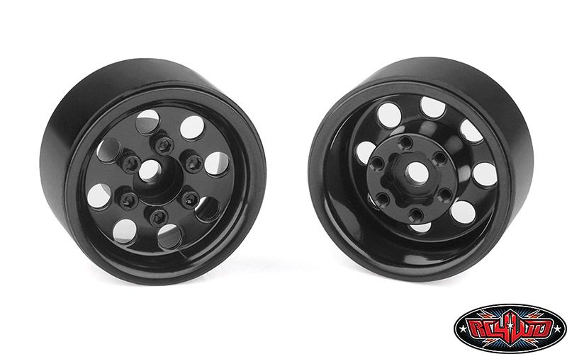 RC4WD 1.0" Pro8 Stamped Steel Beadlock Wheels (Black) (4) – image 3