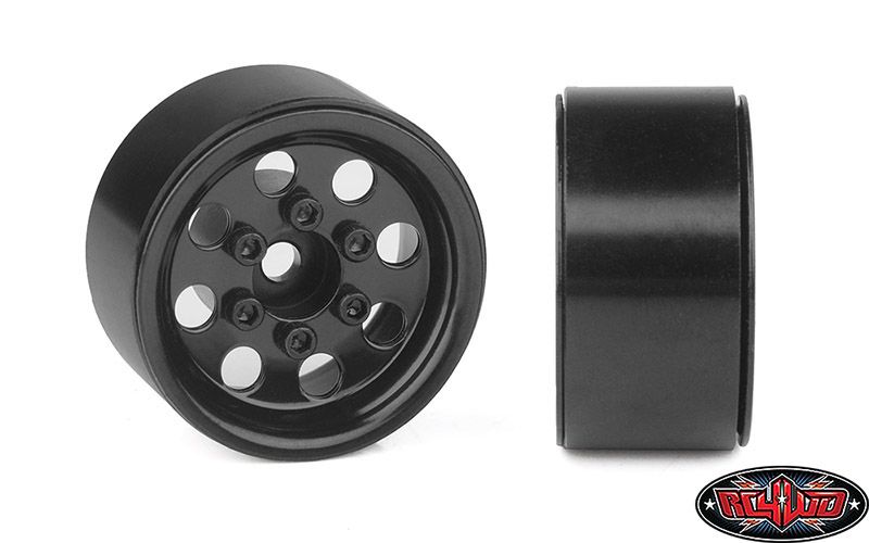 RC4WD 1.0" Pro8 Stamped Steel Beadlock Wheels (Black) (4) – image 5