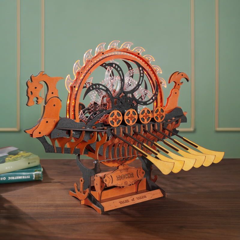 ROKR Dragon-Boat 3D Wooden Puzzle – image 2