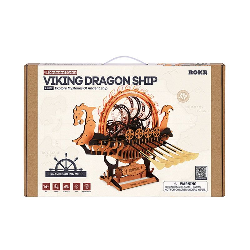 ROKR Dragon-Boat 3D Wooden Puzzle – image 4