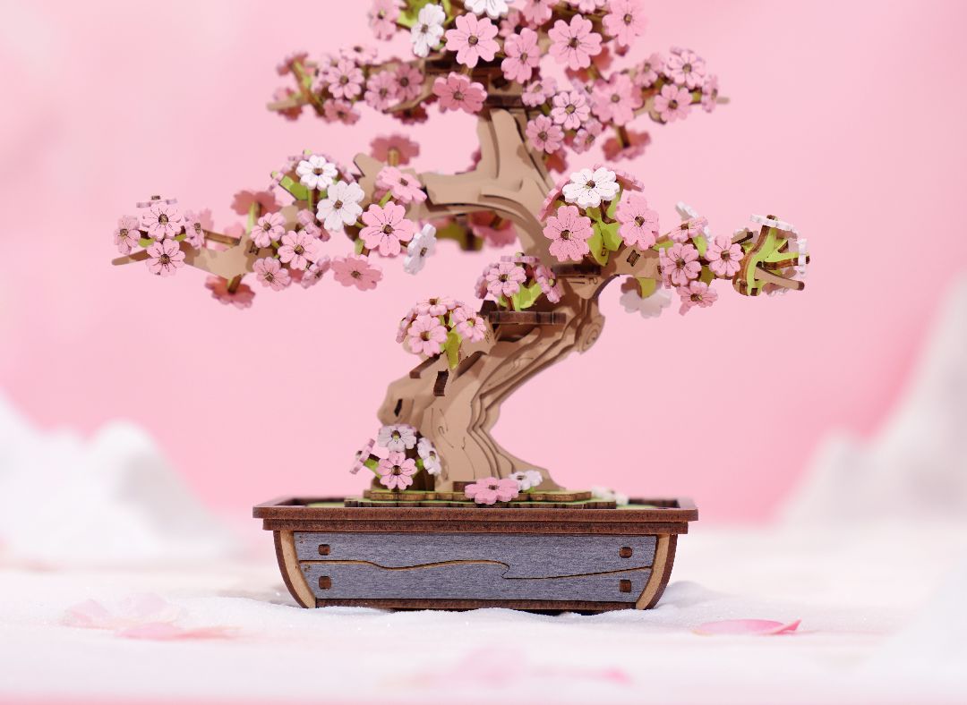 Rolife Sakura Bonsai 3D Wooden Puzzle – image 3