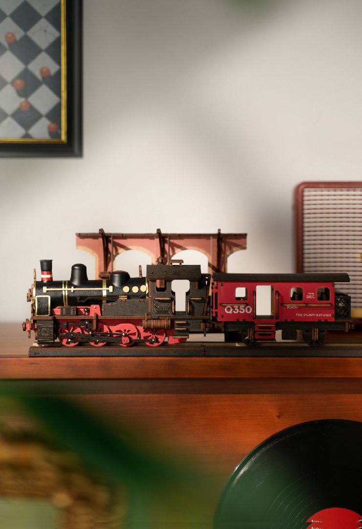 Rolife Steam Journey 3D Wooden Puzzle – image 5