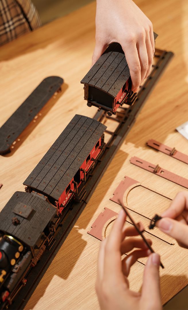 Rolife Steam Journey 3D Wooden Puzzle – image 6