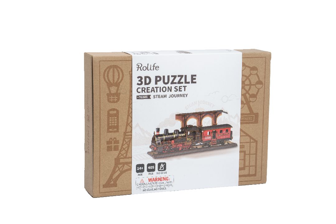 Rolife Steam Journey 3D Wooden Puzzle – image 8