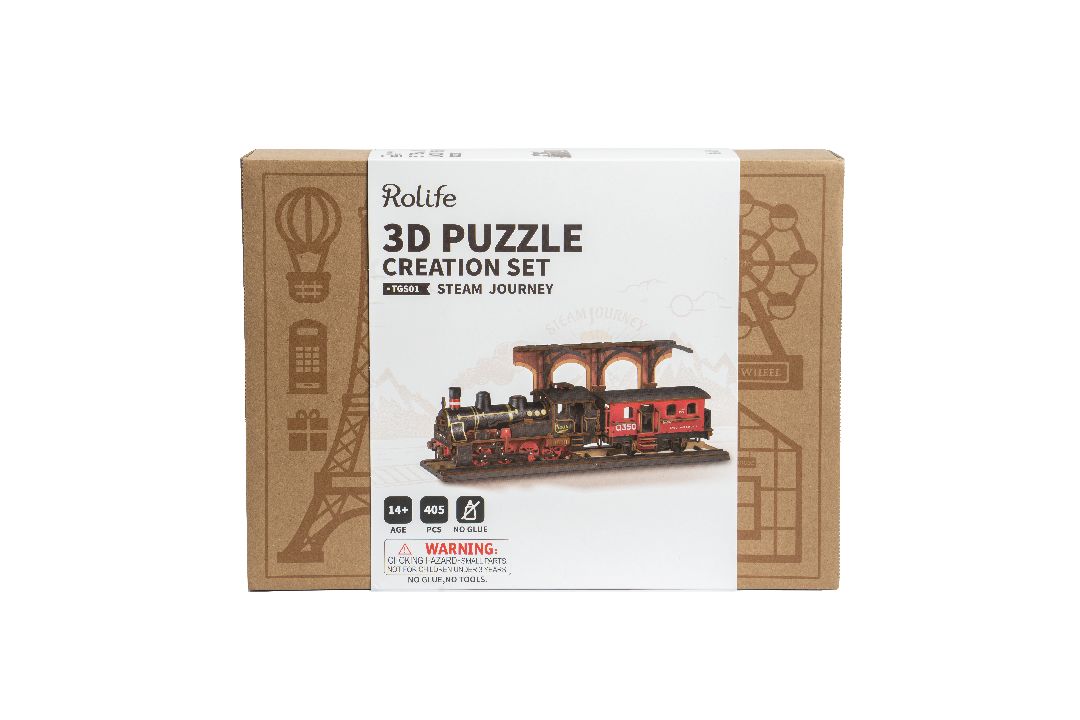 Rolife Steam Journey 3D Wooden Puzzle – image 11