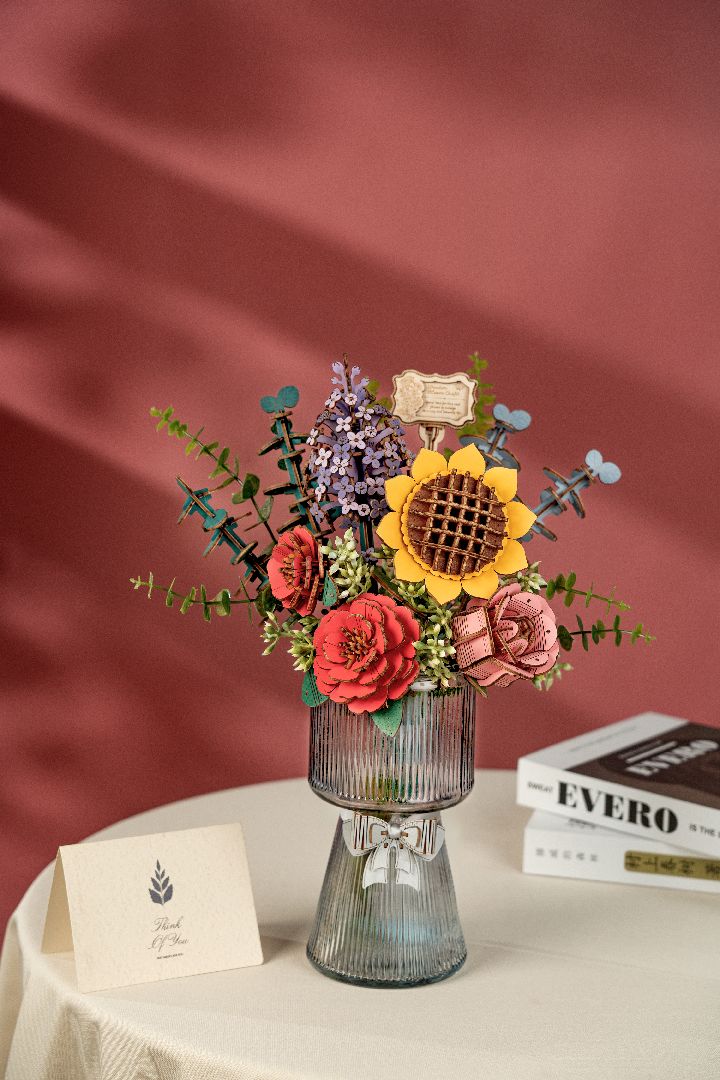 Rowood Wooden Flower Bouquet – image 4