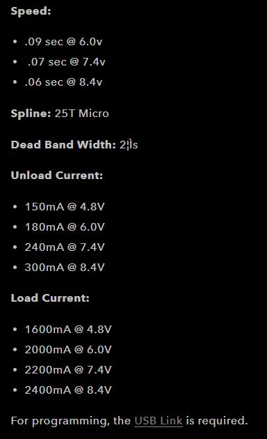 Reefs 179 Smart Brushless Micro Servo/Winch - 179oz 0.06sec@8.4V – image 6