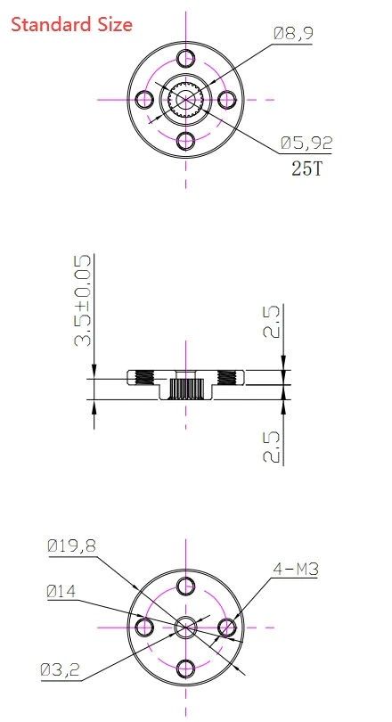 Reefs Standard Round Horn (25T) – image 4