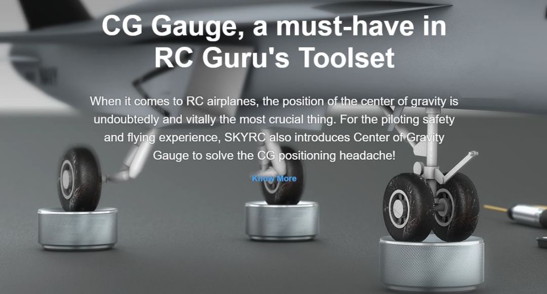 SkyRC Center of Gravity Gauge & Angle Gauge Kit for Airplanes – image 2