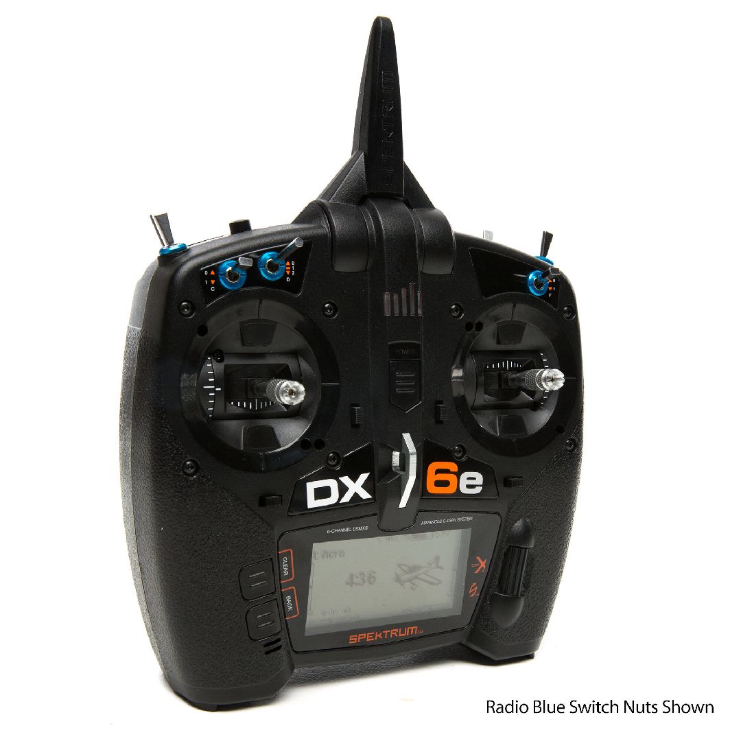 Spektrum Radio Orange Switch Nuts (8) & Wrench – image 2