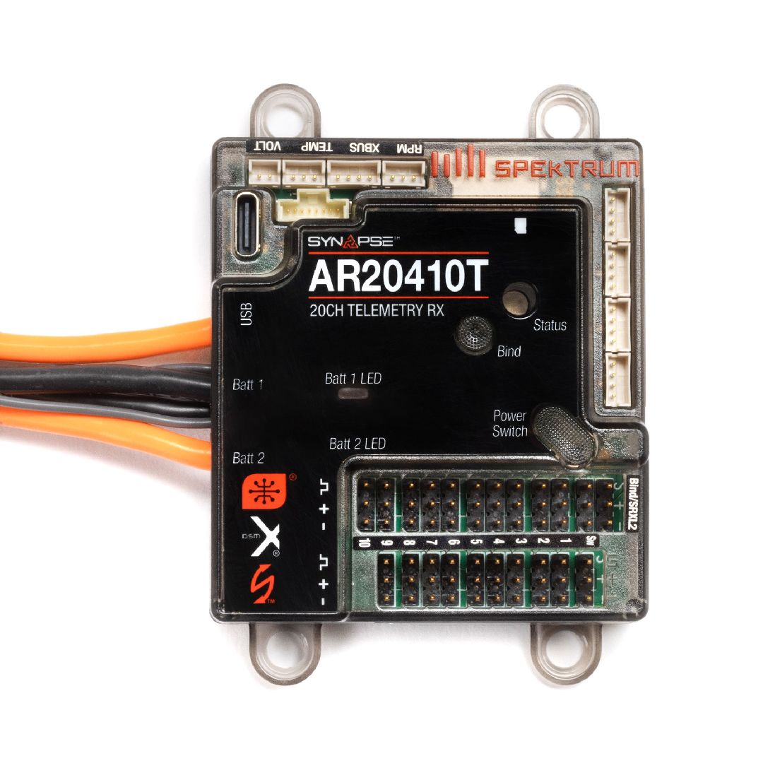 Spektrum AR20410T 20-Channel Receiver with Synapse AS3X+ Module – image 3