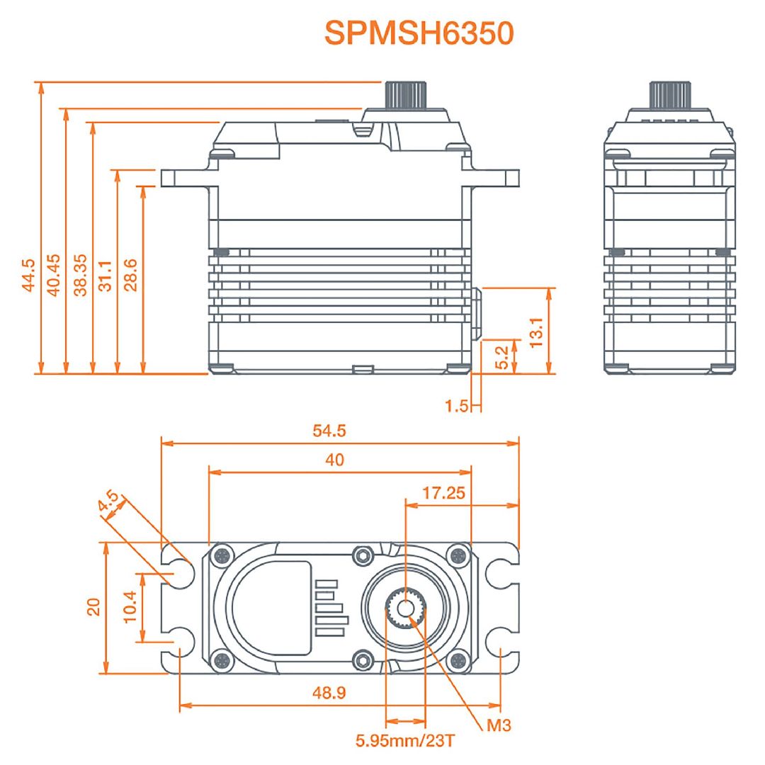 Spektrum Ultra Torque High Speed Heli Cyclic HV Servo – image 2
