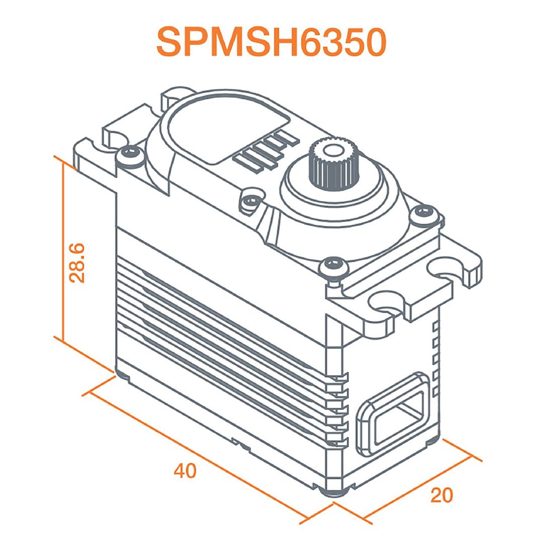 Spektrum Ultra Torque High Speed Heli Cyclic HV Servo – image 5