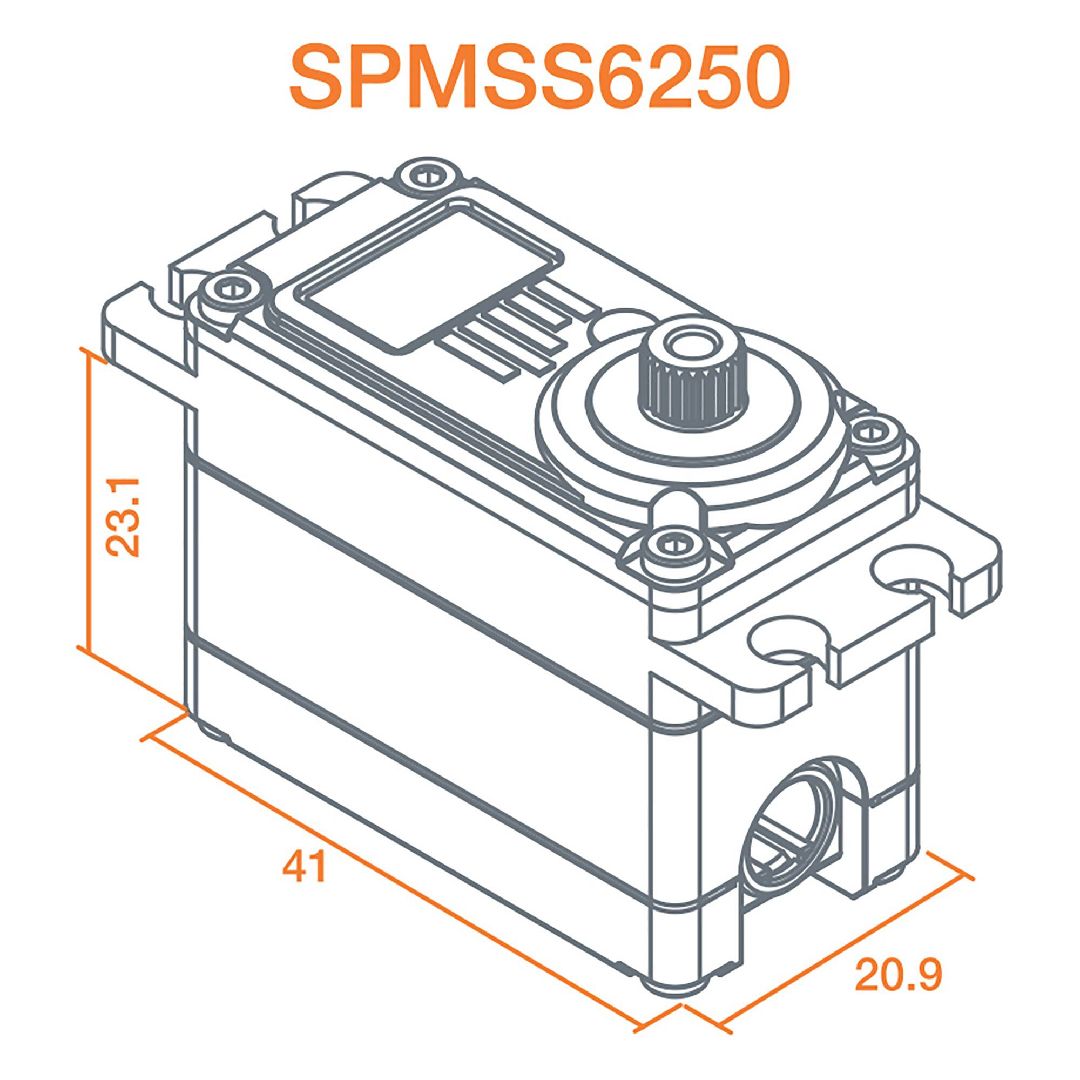 Spektrum Ultra Torque High Speed Digi WP Metal Servo – image 5