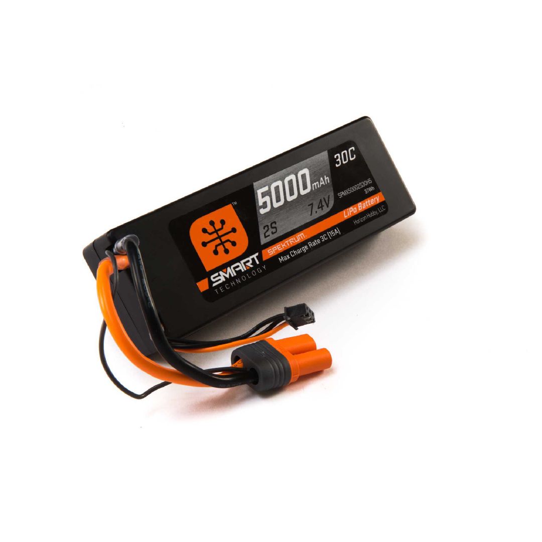 Spektrum Smart Bundle: 5000mAh 2S 50C LiPo (IC5)/S100 Charger – image 3