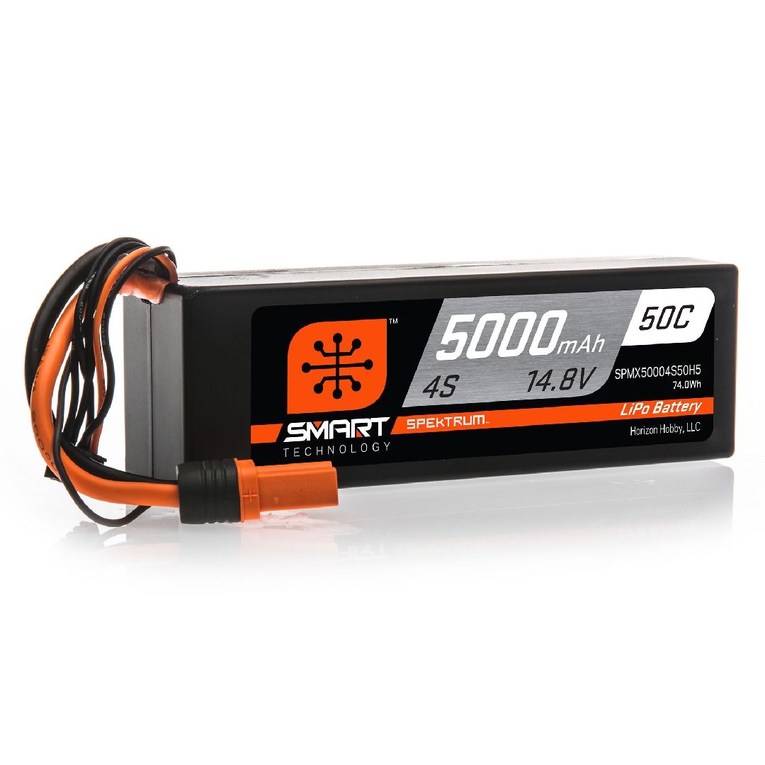 Spektrum Smart Bundle: 5000mAh 4S 50C LiPo (IC5)/S100 Charger – image 2