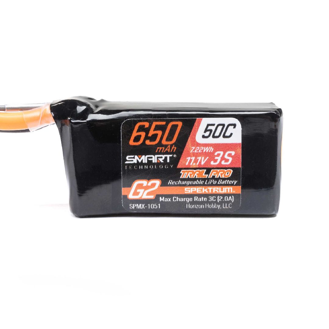 Spektrum Smart G2 Trail Pro 650mAh 3S 11.1V 50C LiPo IC2 – image 3