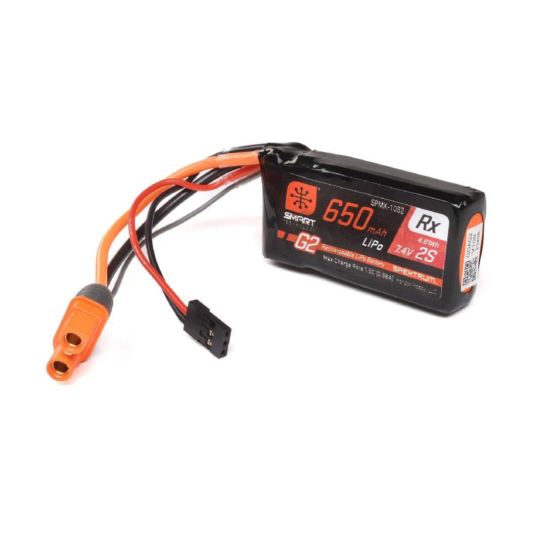 Spektrum Smart G2 Receiver LiPo 650mAh 2S 15C IC3 – image 4