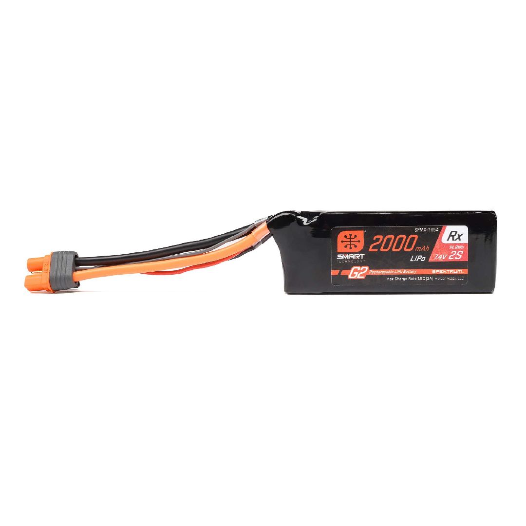 Spektrum Smart G2 Receiver LiPo 2000mAh 2S 15C IC3 – image 3