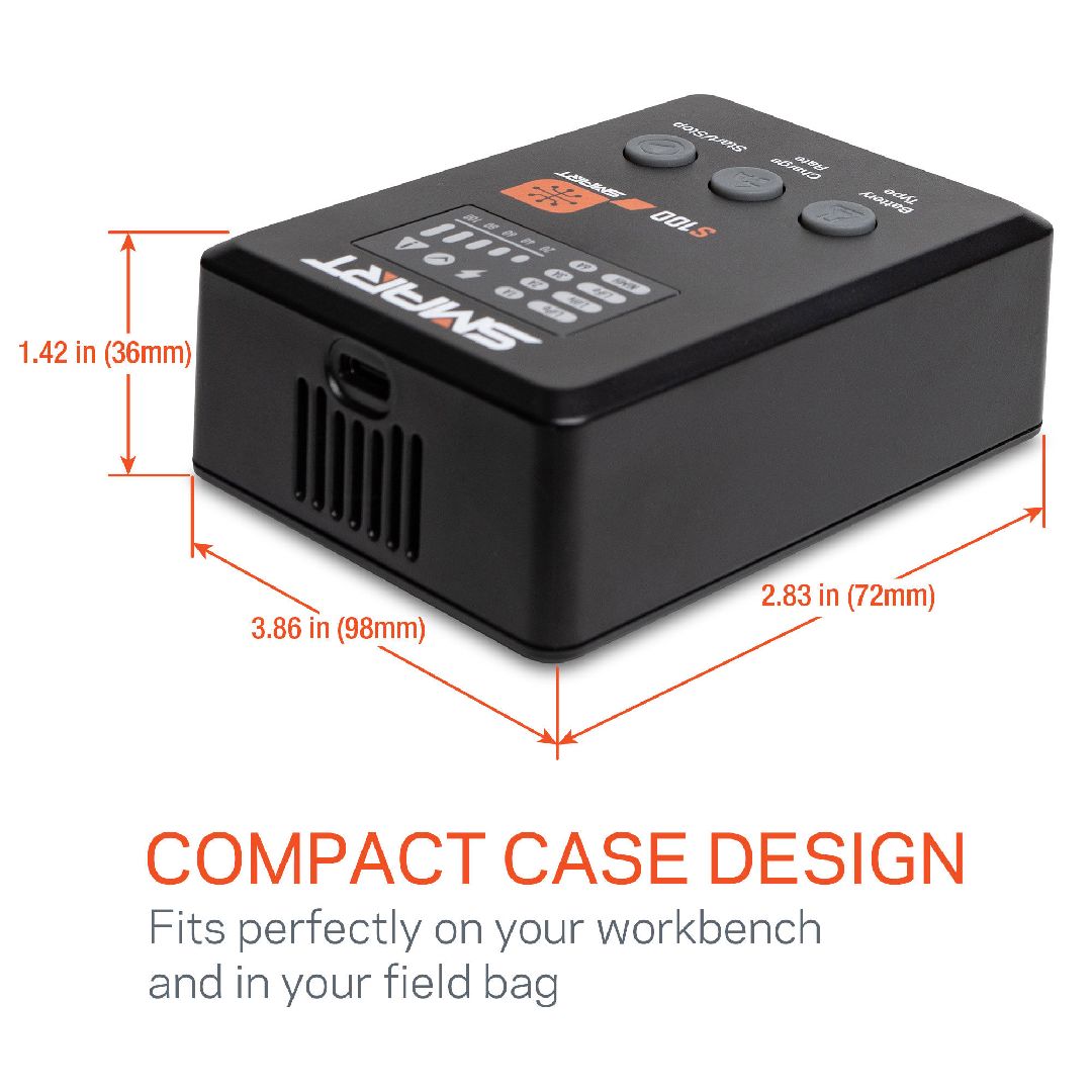 Spektrum S100 USB-C Smart Charger, 65W USB-C Power Supply Combo – image 3