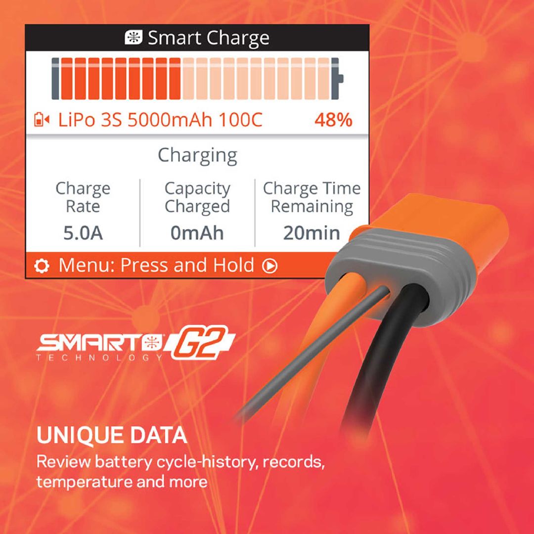Spektrum 3S Air Bundle: G2 2200mAh 3S LiPo IC3 & S155 Charger – image 3