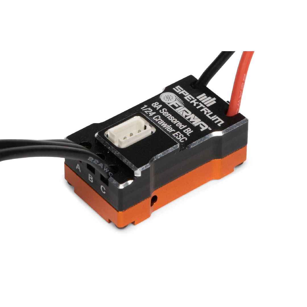 Spektrum FIRMA 8A Sensored BL 1/24 Crawler ESC – image 3