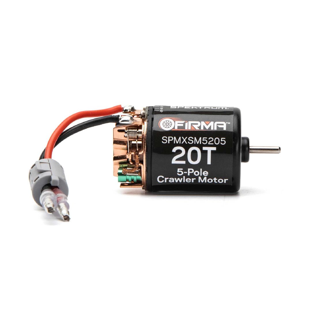 Spektrum Firma 20T Rebuildable 5 Pole Brushed Crawler Motor – image 5