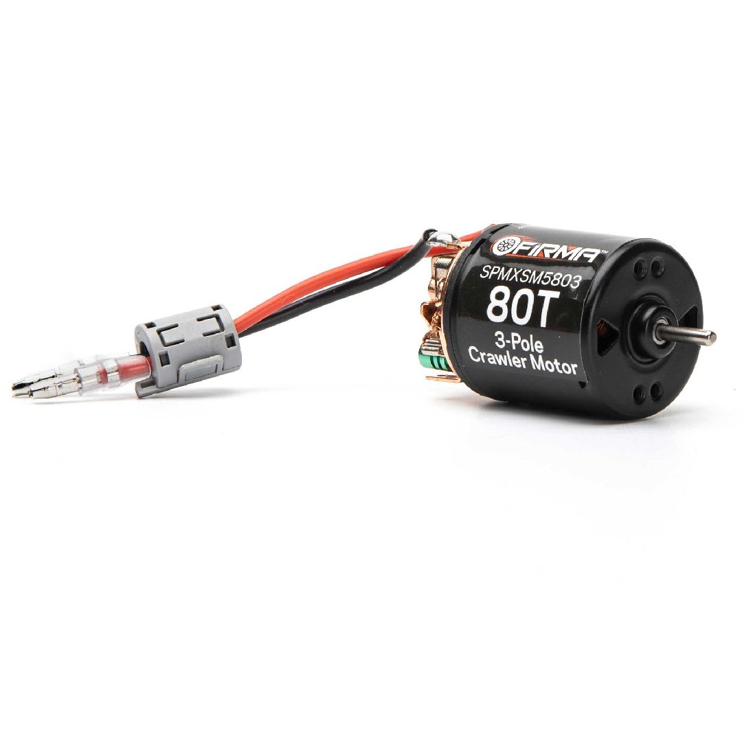 Spektrum Firma 80T Rebuildable 3 Pole Brushed Crawler Motor – image 3