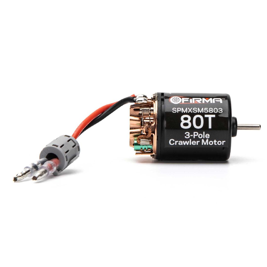 Spektrum Firma 80T Rebuildable 3 Pole Brushed Crawler Motor – image 5