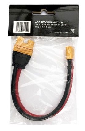 Tattu AS150U Female to XT90 Male Adapter – image 2