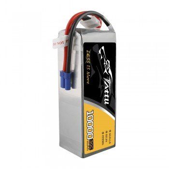 Tattu 22.2V 30C 6S 10000mAh Lipo Battery Pack EC5 – image 2