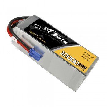 Tattu 22.2V 30C 6S 10000mAh Lipo Battery Pack EC5 – image 4