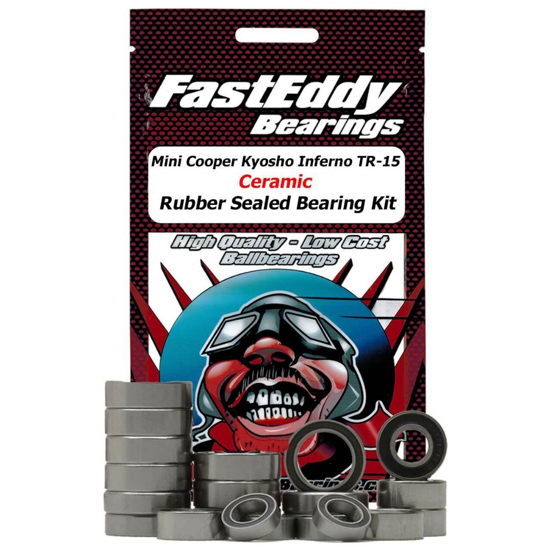 Fast Eddy Kyosho Mini Cooper Kyosho Inferno TR-15 Ceramic Rubbe thumbnail 1