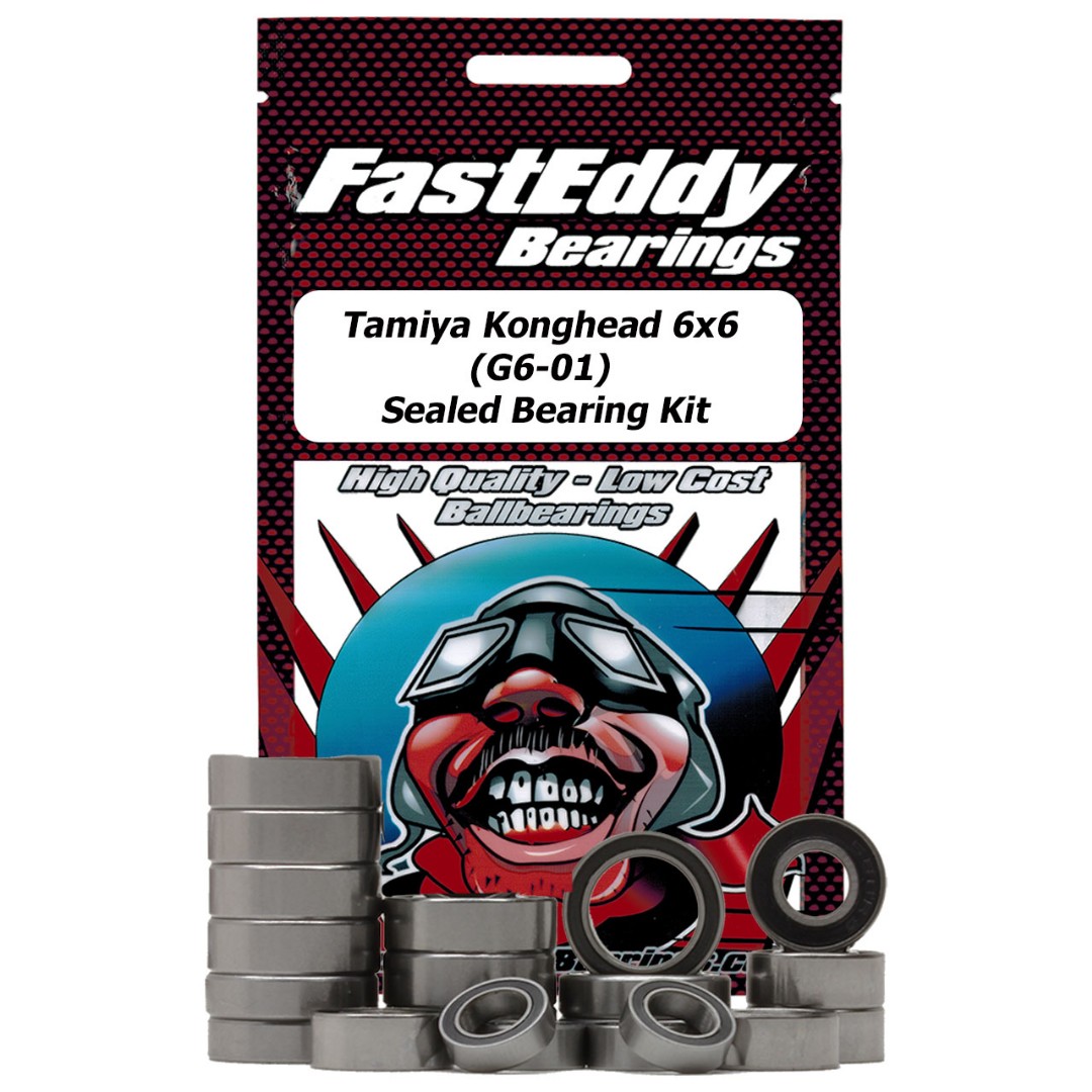 Fast Eddy Tamiya Konghead 6x6 (G6-01) Sealed Bearing Kit thumbnail 1