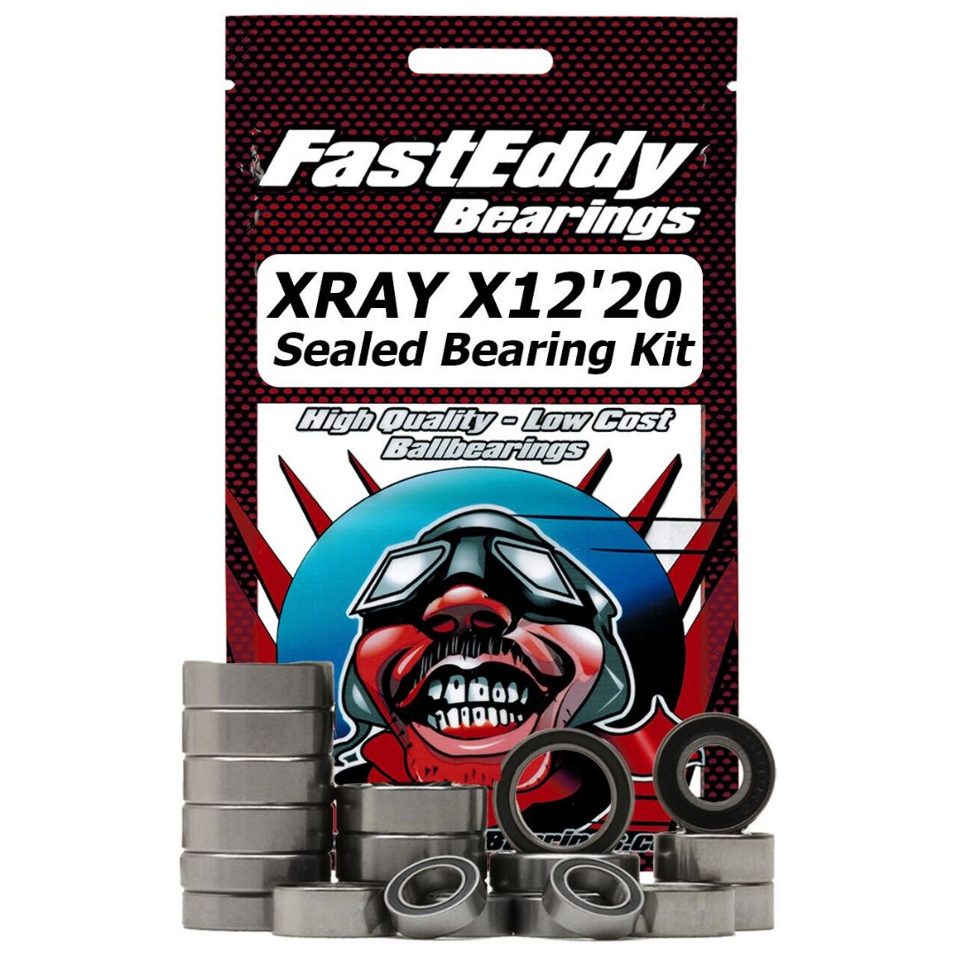 Fast Eddy XRAY T4'20 Ceramic Sealed Bearing Kit thumbnail 1