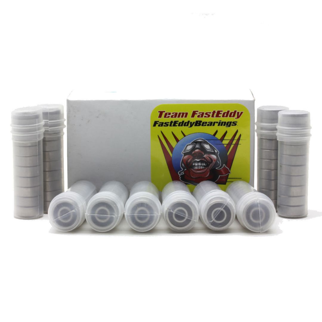 Fast Eddy 3/16x3/8x1/8 Ceramic Rubber Seal Bearing (100) thumbnail 1