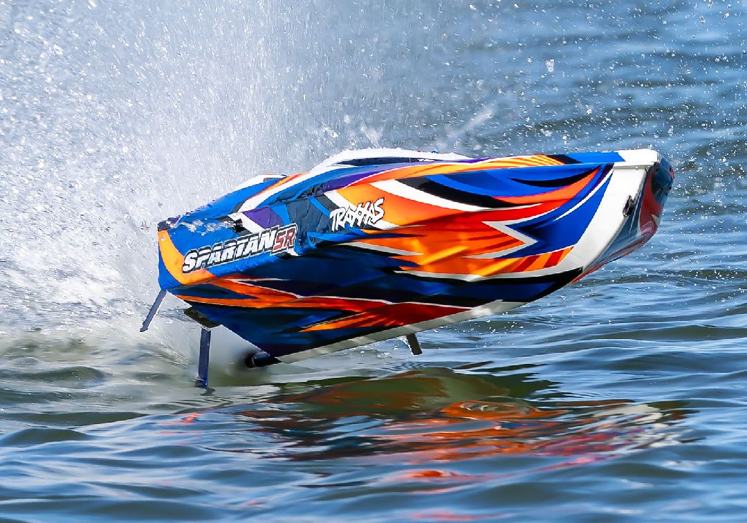 Traxxas Spartan SR 36" Race Boat with Self-Righting - Orange – image 3