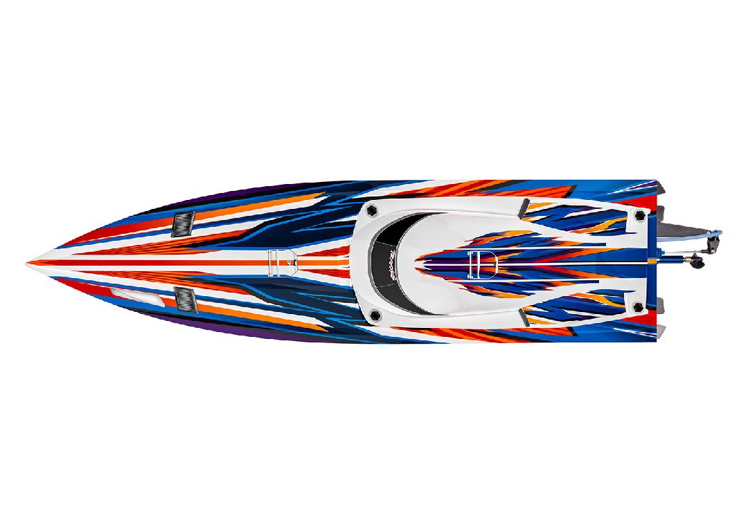 Traxxas Spartan SR 36" Race Boat with Self-Righting - Orange – image 8