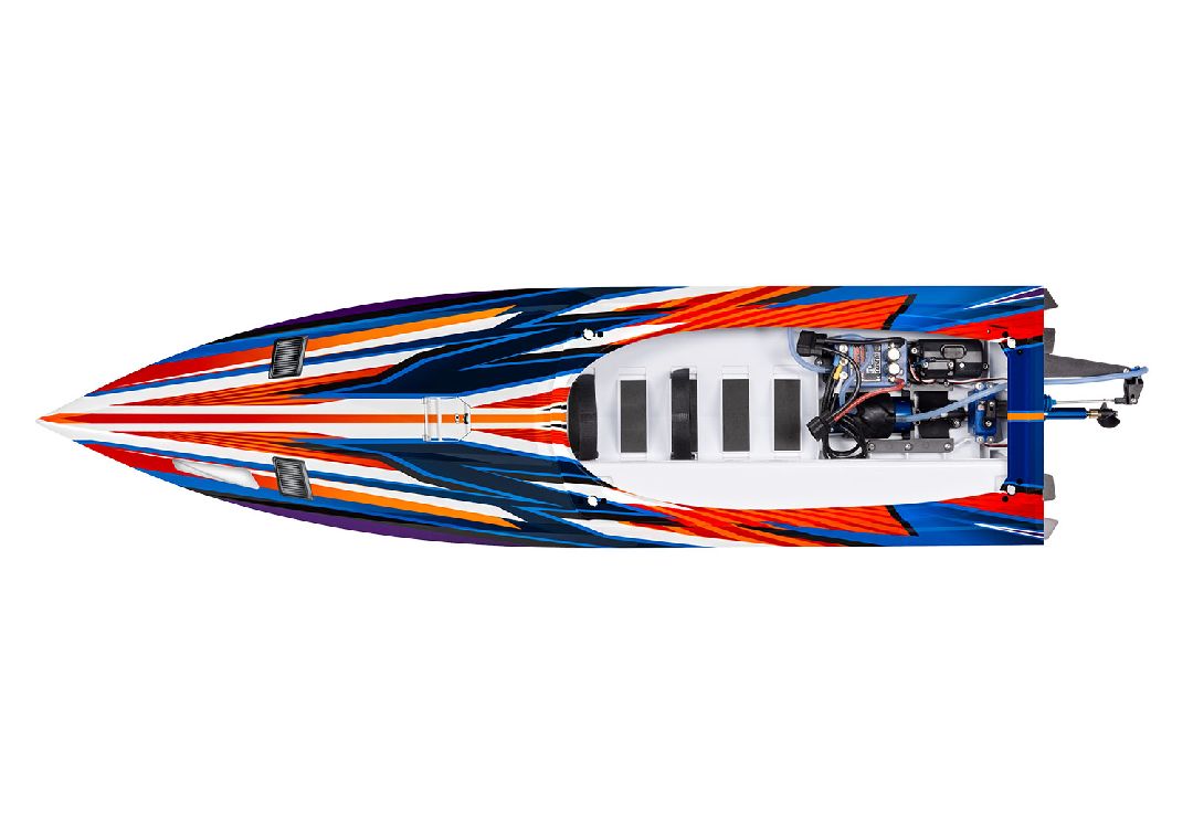 Traxxas Spartan SR 36" Race Boat with Self-Righting - Orange – image 11