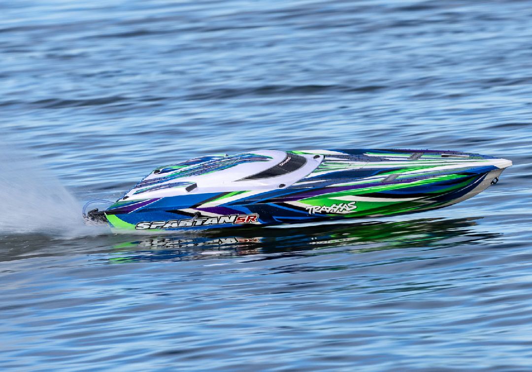 Traxxas Spartan SR 36" Race Boat with Self-Righting - Red thumbnail 4
