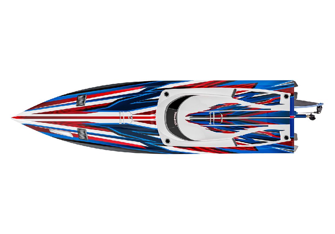 Traxxas Spartan SR 36" Race Boat with Self-Righting - Red thumbnail 6