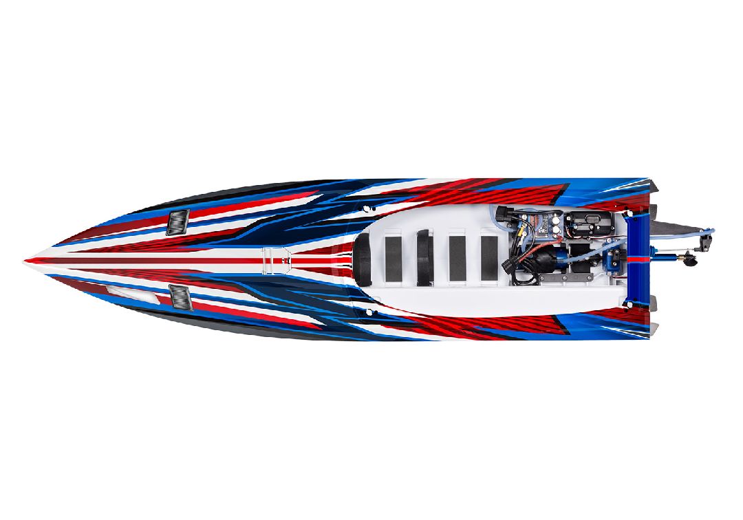Traxxas Spartan SR 36" Race Boat with Self-Righting - Red thumbnail 11