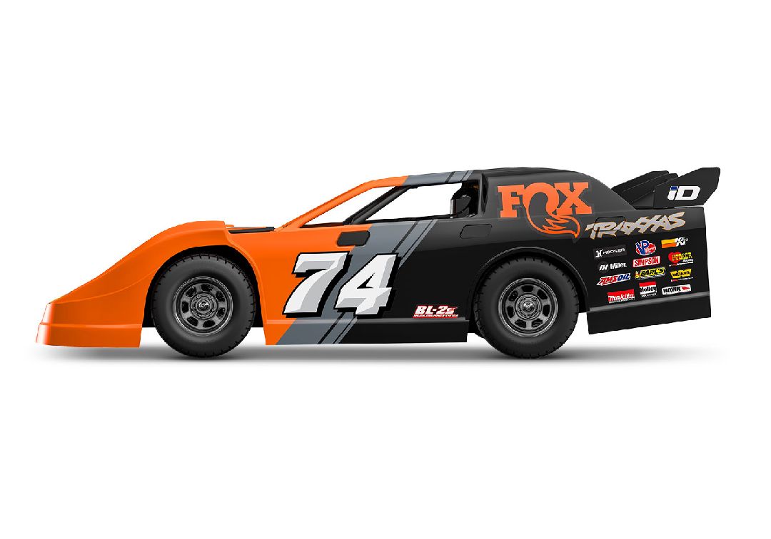 Traxxas 1/10 Slash Late Model BL-2s 2wd RTR - Fox – image 4